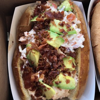 Coffee Pot - Loaded Lobster Roll! Look at it! - Coffee & Tea Near Me - Provincetown, Massachusetts