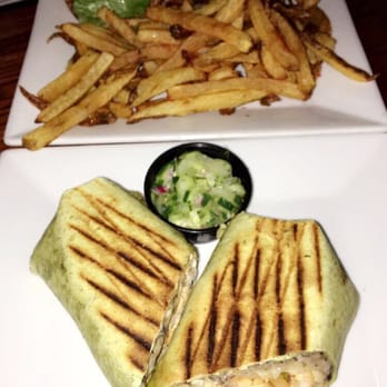 Press 195 - Bayside - Cali burger on top + #18 panini on bottom. Lots of fries too! - Sandwiches Near Me - Bayside, New York