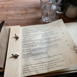 The Left Bank - Brunch menu, 17 July 2019.