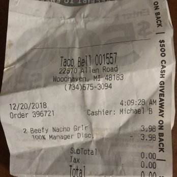 Taco Bell - Fast Food Near Me - Woodhaven, Michigan