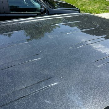 Door to Door Detailing - More roof -Another angle of the paint overspray/ sand blast residue from shipyard damage, I couldn't get it to budge - Auto Detailing Near Me Door to Door Detailing - More roof -Another angle of the paint overspray/ sand blast residue from shipyard damage, I couldn't get it to budge - Auto Detailing Near Me