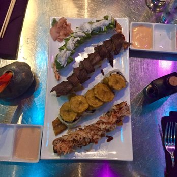 Sushi Mambo - (From top to bottom): Del Mar, Mambo Special, Volcano and El Ninja - Sushi Bars Near Me - New York, New York Sushi Mambo - (From top to bottom): Del Mar, Mambo Special, Volcano and El Ninja - Sushi Bars Near Me - New York, New York