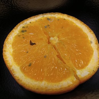 WaBa Grill - Moldy slice of orange. - Fast Food Near Me - North Hollywood, California WaBa Grill - Moldy slice of orange. - Fast Food Near Me - North Hollywood, California