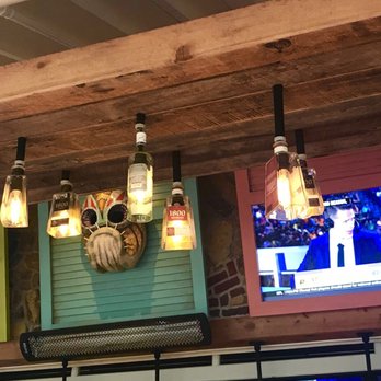Bahama Breeze - I like the liquor bottle light pendants by the outside bar! - Bars Near Me - Lutz, Florida Bahama Breeze - I like the liquor bottle light pendants by the outside bar! - Bars Near Me - Lutz, Florida