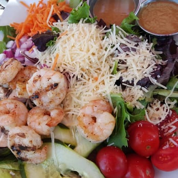 Whiskey Bar Kitchen - Salad with Grilled shrimp - Pubs Near Me - Augusta, Georgia Whiskey Bar Kitchen - Salad with Grilled shrimp - Pubs Near Me - Augusta, Georgia