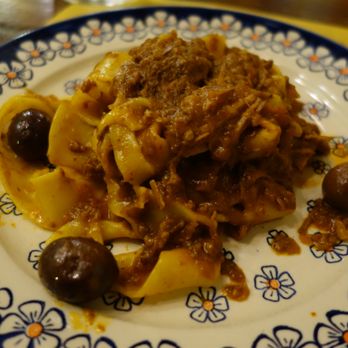 Trattoria dell'Orto - Wild Boar Pappardelle - Italian Near Me - Florence, FI Trattoria dell'Orto - Wild Boar Pappardelle - Italian Near Me - Florence, FI