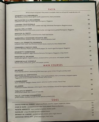 Menu photo 6 Felice 56 New York, NY