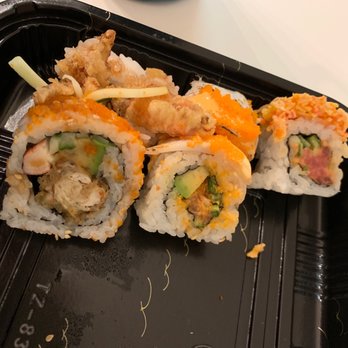 Niko Restaurant - Spider roll Orange and white roll Fire cracker roll - Sushi Bars Near Me - Ellicott City, Maryland Niko Restaurant - Spider roll Orange and white roll Fire cracker roll - Sushi Bars Near Me - Ellicott City, Maryland