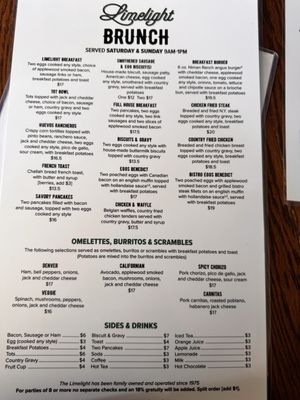 Menu photo 4 Limelight Bar & Cafe Sacramento, CA Menu photo 4 Limelight Bar & Cafe Sacramento, CA