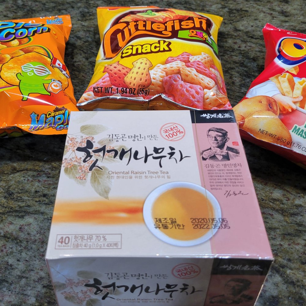 Boo Han Market - Purchased items - snacks, tea - International Grocery Near Me - Edmonds, Washington Boo Han Market - Purchased items - snacks, tea - International Grocery Near Me - Edmonds, Washington