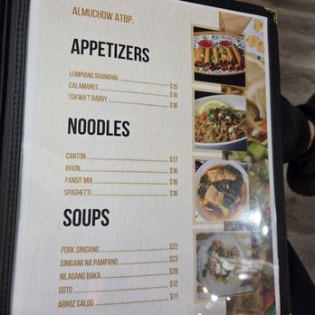 Almuchow Atbp. - New location menu 12/25 - Filipino Near Me - West Covina, California Almuchow Atbp. - New location menu 12/25 - Filipino Near Me - West Covina, California