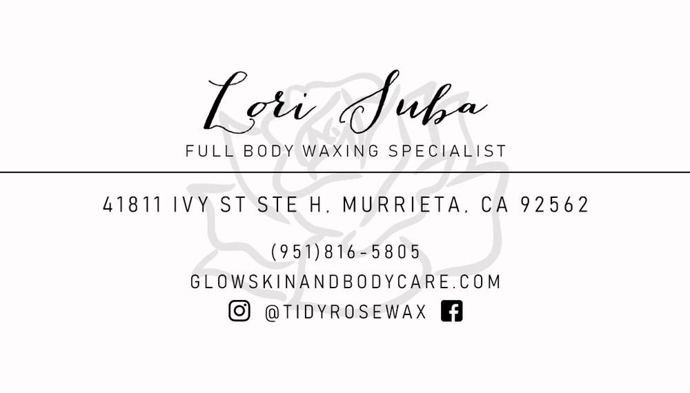 Tidy Rose Wax Lounge Logo