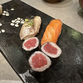 Suram Sushi & Ramen - sushi delux (minus a few eaten pieces) - Sushi Bars Near Me - New York, New York Suram Sushi & Ramen - sushi delux (minus a few eaten pieces) - Sushi Bars Near Me - New York, New York