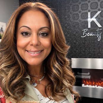 KC Beauty Lounge - I went from black hair to brunette with blonde highlights! - Hair Salons Near Me - Lorain, Ohio KC Beauty Lounge - I went from black hair to brunette with blonde highlights! - Hair Salons Near Me - Lorain, Ohio