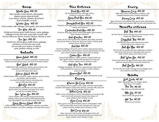 Menu photo 8 Pakayor Billings, MT
