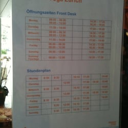 Bikram Yoga - Stundenplan