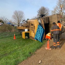 True's Towing & Recovery - Heavy Equipment Rollover