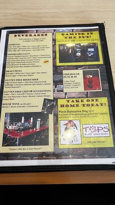 Menu photo 2 Firehouse Pizza & Pub East Peoria, IL Menu photo 2 Firehouse Pizza & Pub East Peoria, IL