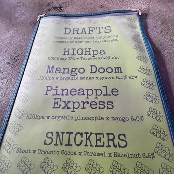 Half Baked - Drafts on tap (so far) - Music Venues Near Me - Columbus, Ohio
