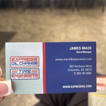Express Oil Change & Tire Engineers - Auto Repair Near Me - Columbia, South Carolina Express Oil Change & Tire Engineers - Auto Repair Near Me - Columbia, South Carolina