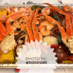 King Crab Cajun Seafood Boil Restaurant - King Crab Jumbo Combo Special