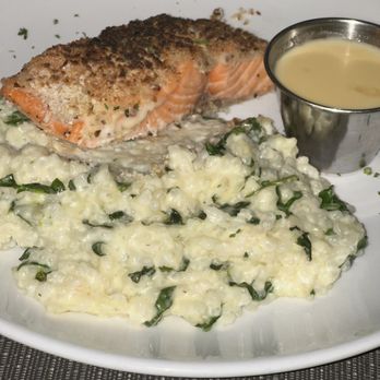 Savona's Trattoria - Salmon /  risotto - Italian Near Me - Red Hook, New York