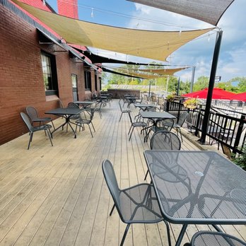 Grand River Brewery - Jackson - Patio seating (2 levels) - American Near Me - Jackson, Michigan