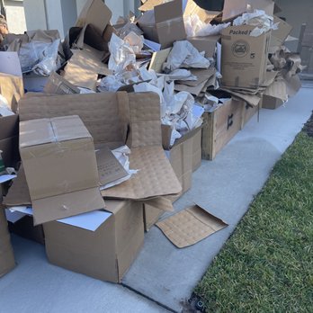 Trinity Junk Removal - Cardboard removal estimate - Junk Removal & Hauling Near Me - Riverview, Florida