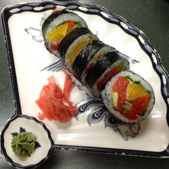 Tokyo Joe Sushi - Richmond roll~ (salmon + orange) - Japanese Near Me - Richmond, British Columbia Tokyo Joe Sushi - Richmond roll~ (salmon + orange) - Japanese Near Me - Richmond, British Columbia