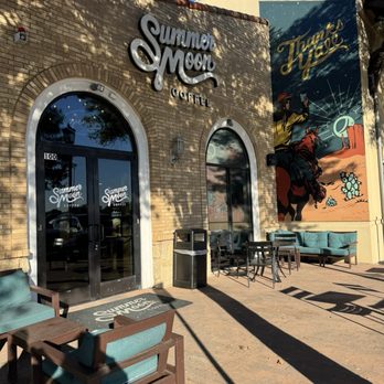Summer Moon Coffee - Outdoor front door - Coffee & Tea Near Me - Frisco, Texas Summer Moon Coffee - Outdoor front door - Coffee & Tea Near Me - Frisco, Texas