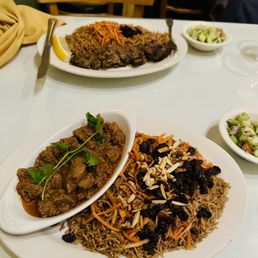 Kabulu palaw with lamb Kabulu palaw with lamb
