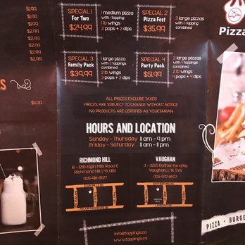 Toppings - Chicken Wings Near Me - Vaughan, Ontario