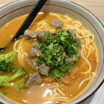 Noodology - Beef noodle with tomato soup base - Chinese Near Me - Claremont, California Noodology - Beef noodle with tomato soup base - Chinese Near Me - Claremont, California