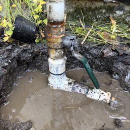 Broken main water value shut off
