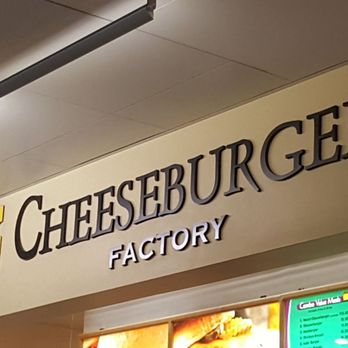 Cheeseburger Factory - Ala Moana Center food court...get the hamburger instead of the shrimp burger. - Burgers Near Me - Honolulu, Hawaii