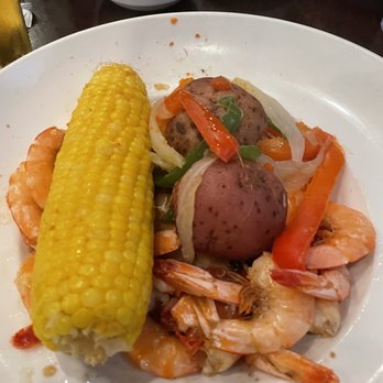 Dons Seafood - Lafayette - Boiled shrimp with potatoes and corn. Also excellent. - Seafood Near Me - Lafayette, Louisiana