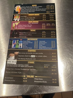 Menu photo 2 Social Hookah Lounge San Diego, CA Menu photo 2 Social Hookah Lounge San Diego, CA