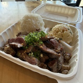 Pioneer Saloon Kaka'ako - Ribeye plate with potato salad - Japanese Near Me - Honolulu, Hawaii Pioneer Saloon Kaka'ako - Ribeye plate with potato salad - Japanese Near Me - Honolulu, Hawaii