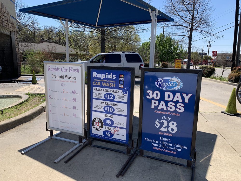 RAPIDS CAR WASH 12 Photos & 53 Reviews 371 Grapevine Hwy, Hurst, TX