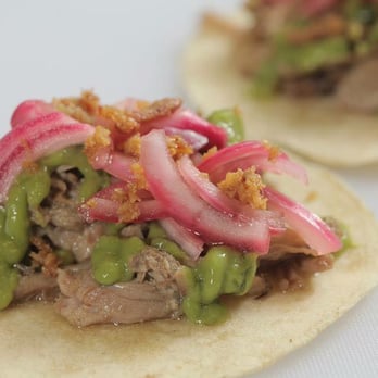 Pluck - two tacos with meat and vegetables - Food Trucks Near Me - Fremont, California Pluck - two tacos with meat and vegetables - Food Trucks Near Me - Fremont, California