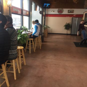 Three Oaks Sub Shop - Not a lot of seats. I think exactly 12 stools looking out the window. - Sandwiches Near Me - Three Oaks, Michigan