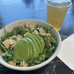 Lemon arugula salad
