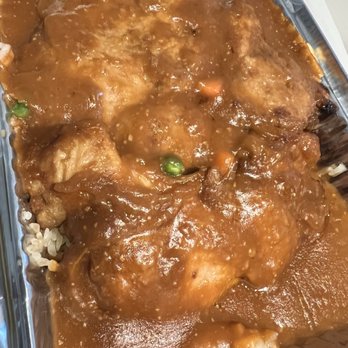 D & R Wing's Restaurant - Baked Chicken Steak and Pork Chop on Rice in Garlic Sauce - Chinese Near Me - Scarborough, Ontario D & R Wing's Restaurant - Baked Chicken Steak and Pork Chop on Rice in Garlic Sauce - Chinese Near Me - Scarborough, Ontario