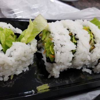 K Sushi Bar & Grill Imperial - "Veggie roll" is literally just lettuce sloppily rolled with rice and seaweed. - Japanese Near Me - Imperial, California K Sushi Bar & Grill Imperial - "Veggie roll" is literally just lettuce sloppily rolled with rice and seaweed. - Japanese Near Me - Imperial, California