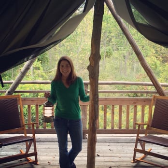 Firelight Camps - Balcony - Campgrounds Near Me - Ithaca, New York