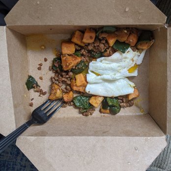 The Rossi Kitchen & Bar - Tiny sweet potato chorizo scramble. - New American Near Me - Columbus, Ohio