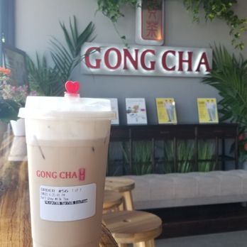 Gong Cha - Earl Grey Milk Tea with Milk Foam - Coffee & Tea Near Me - Cerritos, California