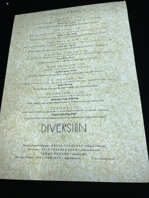 Menu photo 4 Diversión Cocktails Houston, TX