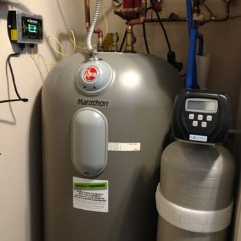 Cornerstones Plumbing - Marathon water heater with lifetime warranty from Mfg.along with whole house water filter and descaler. - Plumbing Near Me Cornerstones Plumbing - Marathon water heater with lifetime warranty from Mfg.along with whole house water filter and descaler. - Plumbing Near Me