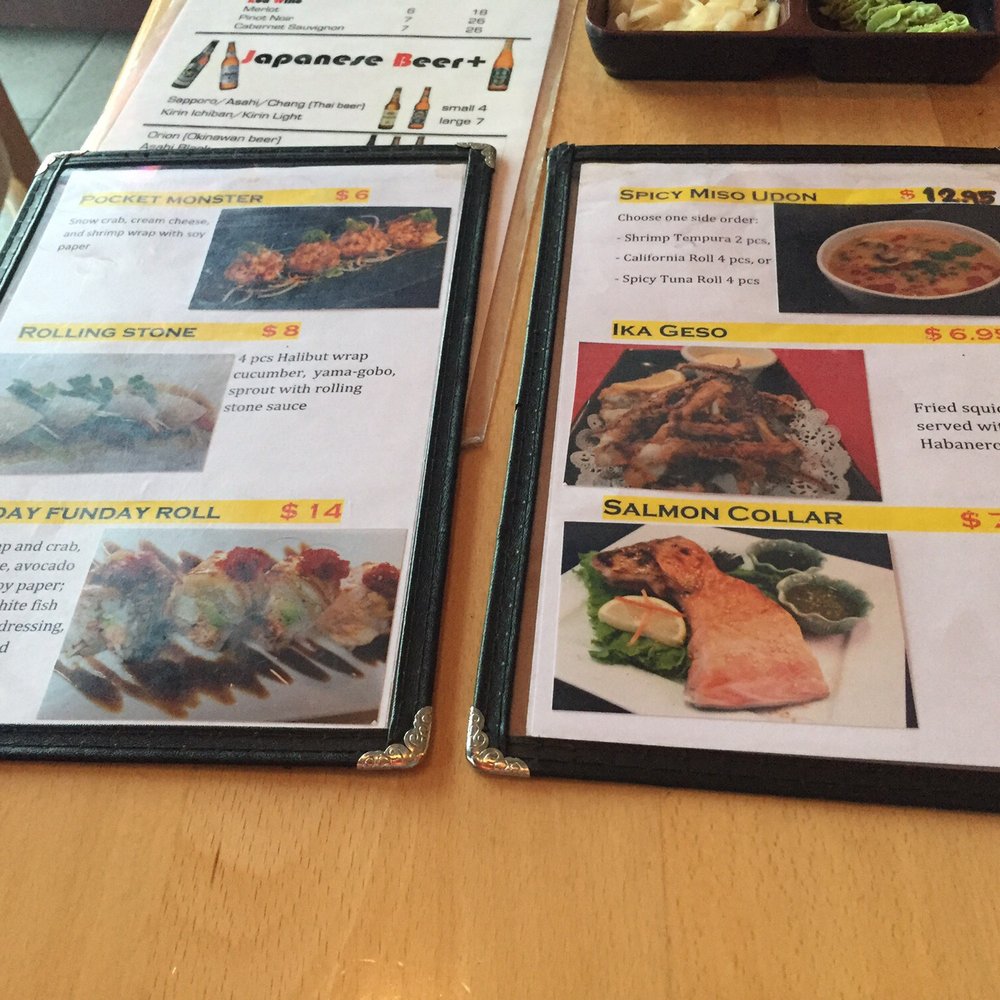 39 Degrees - Menu (April 2017) - Japanese Near Me - Long Beach, California
